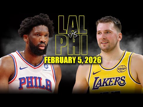 Los Angeles Lakers vs Philadelphia 76ers Full Game Highlights – February 5, 2026 | NBA Season