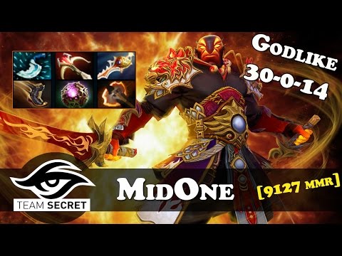 MidOne - Ember Spirit [9127 MMR] | Godlike | 30 kills | Divine Rapier | Dota 2