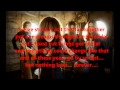 Halestorm - Here's to us, lyrics on screen 