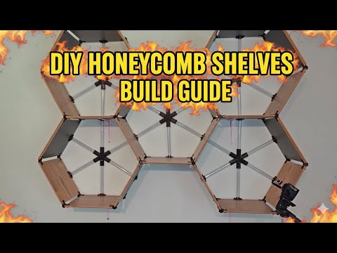 DIY Affordable Laminated Flooring Shelves Modular