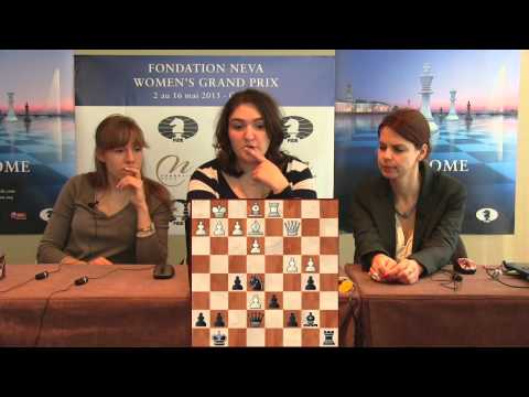 Press Conference Round 7: Olga Girya (RUS) - Nana Dzagnidze (GEO)