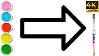 Let's draw arrow || Arrow drawing for kids || Arrow drawing step by step for beginners ||