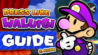 How to Unlock Waluigi, Wario, & Luigi Costumes in Paper Mario TTYD (Guide)