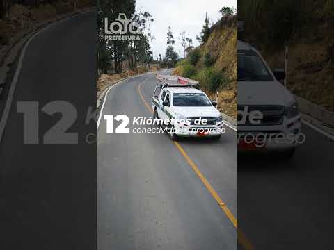 La Prefectura de Loja continúa impulsando obras en Gonzanamá: vía asfaltada Gonzanamá – Purunuma