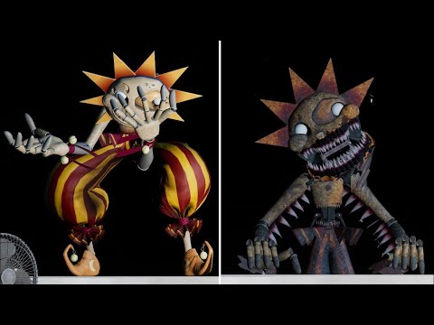 Sun transforms into Nightmare Sun and eats Gregory - Five Nights at Freddy's: Security Breach