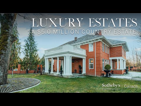 A $5 MILLION MANSION IN CANADA | Silver Ridge Estate | 7790 264th St Langley, BC