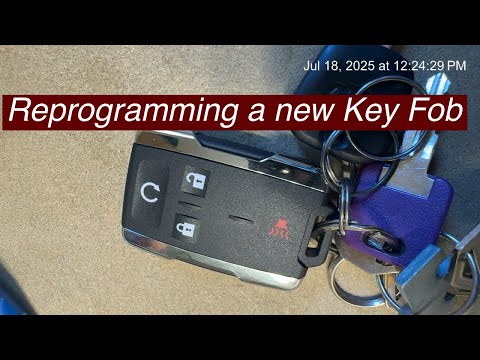 How to program a new key fob on a 2016 Silverado #keyfob #silverado #reprogram #2016
