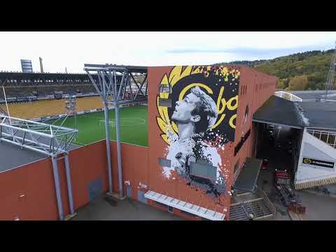 Anders Svensson hyllningsmålning på Borås Arena