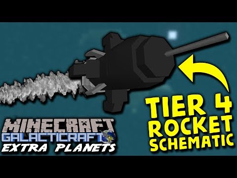 JaWoodle - TIER 4 ROCKET SCHEMATIC! (Mercury Dungeon) | Minecraft Galacticraft (2018 Extra Planets) Mod #12