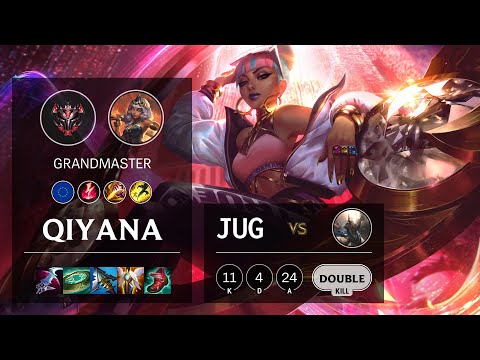 Qiyana Jungle vs Pantheon - EUW Grandmaster Patch 11.23