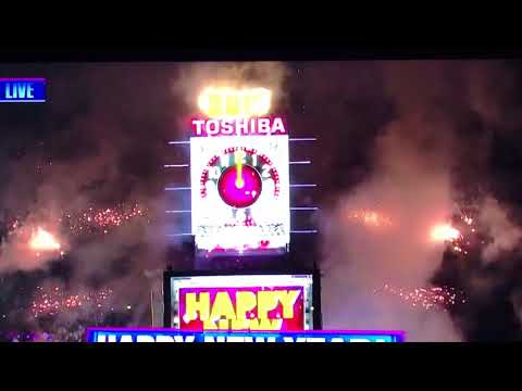 Time Square Count Down to 2018 Ball drop