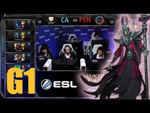 Curse Academy vs Team Fusion  | Game 1 Round 2 NA LCS Expansion Tournament | CA vs FSN G1 60FPS
