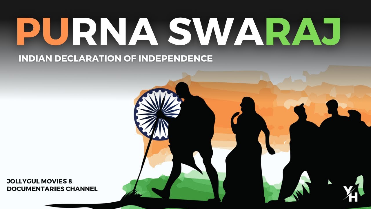 Video tutorial on the Lahore Congress Session of 1929 and Purna Swaraj
