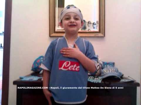 NAPOLIMAGAZINE.COM - Napoli, il giuramento del piccolo tifoso