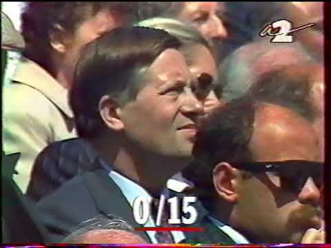 Henri Leconte vs. Boris Becker French Open 1988 4th round PART 2