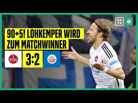 Last-Minute-Tor & Sieg in der Verlängerung! 1. FC Nürnberg - Hansa Rostock | DFB-Pokal | DAZN