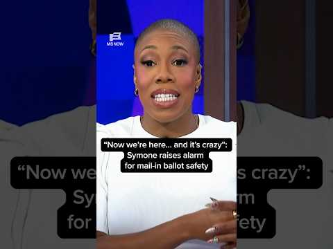 'Now we’re here… and it’s crazy': Symone raises alarm for mail-in ballot safety