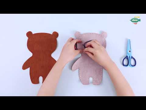 Avenir Sewing My Animal Friend Snowboarding Bear