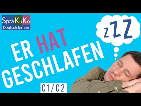 Deutsch lernen C1/C2 | Perfekt mit "sein" oder "haben" bei intransitiven Verben | Durativ/Perfektiv