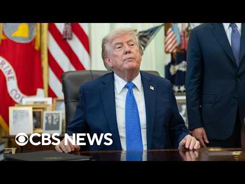 Trump insists he's involved in Iran negotiations on the Strait of Hormuz