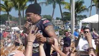 Michael Franti @ Sunfest West Palm Beach 5/5/12 sings Everyone Deserves Music, his opening song
