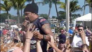 Michael Franti @ Sunfest West Palm Beach 5/5/12 sings Everyone Deserves Music, his opening song