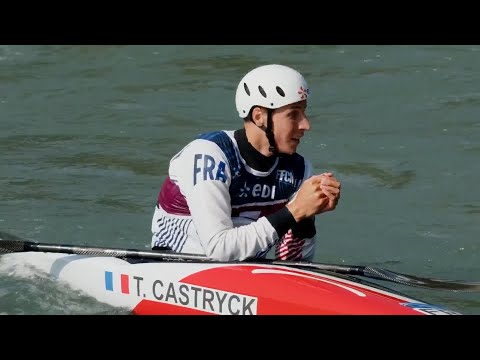 Titouan Castryck, France - Final / 2025 ICF Canoe Slalom World Cup Pau France