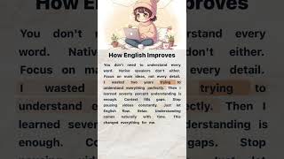 How English Improves | English Reading and Listening Practice #englishforbeginners #easyenglish