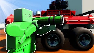 LEGO BATTLE ON GIANT TABLE! - Brick Rigs Multiplayer Gameplay &amp; Tank Battle
