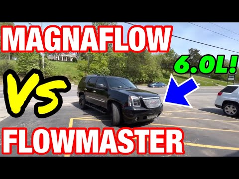GMC Yukon 6.0L V8 DENALI: FLOWMASTER FLOW FX Vs 18" MAGNAFLOW!