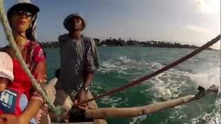 preview picture of video 'Ngalawa Sailing at Bomani Beach, Tanzania'