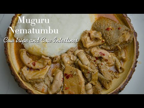 Unique Zimbabwean dish, Maguru neMatumbu! Experience rich flavors of tender cow tripe and intestines