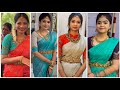 Best Borderless Silk Saree Blouse Designs 2024 No Boarder Silk Sarees With Contrast Blouses