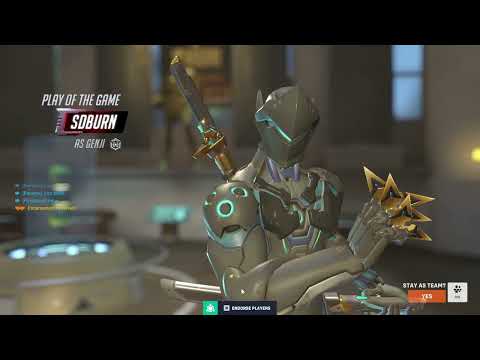 POTG! Shadowburn Genji Overwatch 2 SEASON 18 GAMEPLAY