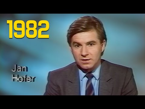 Jan Hofer als Ansager in den 80ern (15.11.1982)
