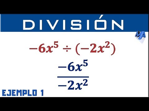 División de monomios | Ejemplo 1
