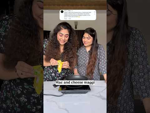 Pranking mom on Day 5 of Trying Subscriber’s Maggi Recipes! #foodchallenge #thakursisters #shorts