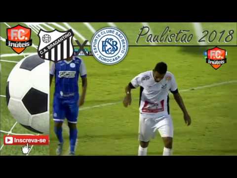 Melhores momentos Bragantino x São Bento - COMPLETO - Paulistão 2018