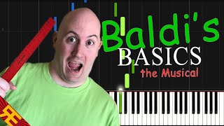 BALDI'S BASICS THE MUSICAL - Random Encounters [Synthesia Piano Tutorial]