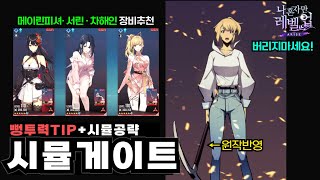 나혼렙 수덱 세팅 끝!💧메이린·서린·차해인 조합 앤드세팅포함│시뮬레이션 주간필수 팁 (+10돌 풀돌성능)