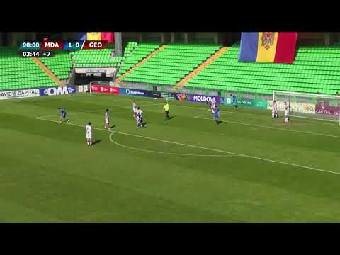 Torpila lui Victor Baciu din Moldova U16 vs Georgia U16 1:0