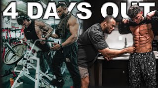 4 DAYS OUT! WORKOUT WITH MY COACH + CARB UP