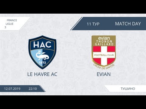 AFL19. France. Ligue 3. Day 11. Le Havre - Evian.