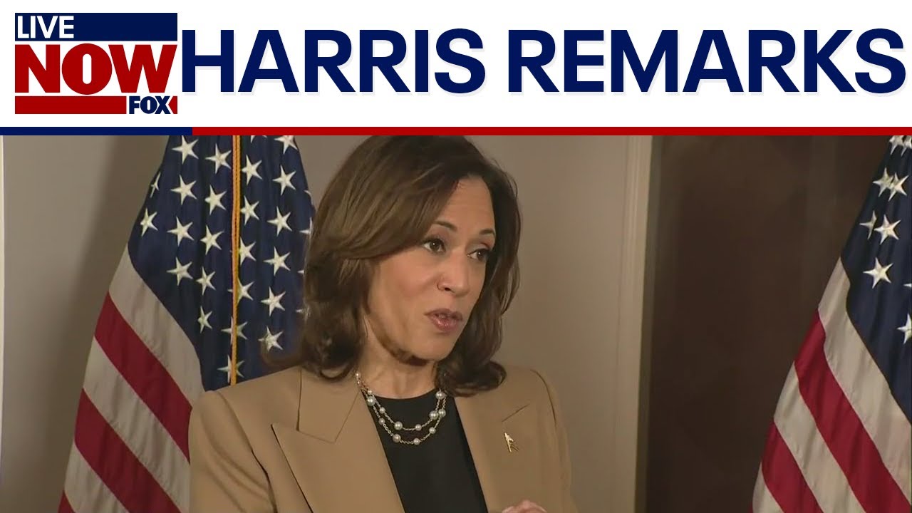 Presidential election: VP Kamala Harris speaks to press ahead of 2024 election | LiveNOW from FOX