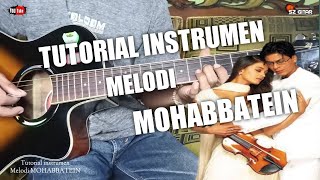 Tutorial instrumen melodi(Mohabbatein)