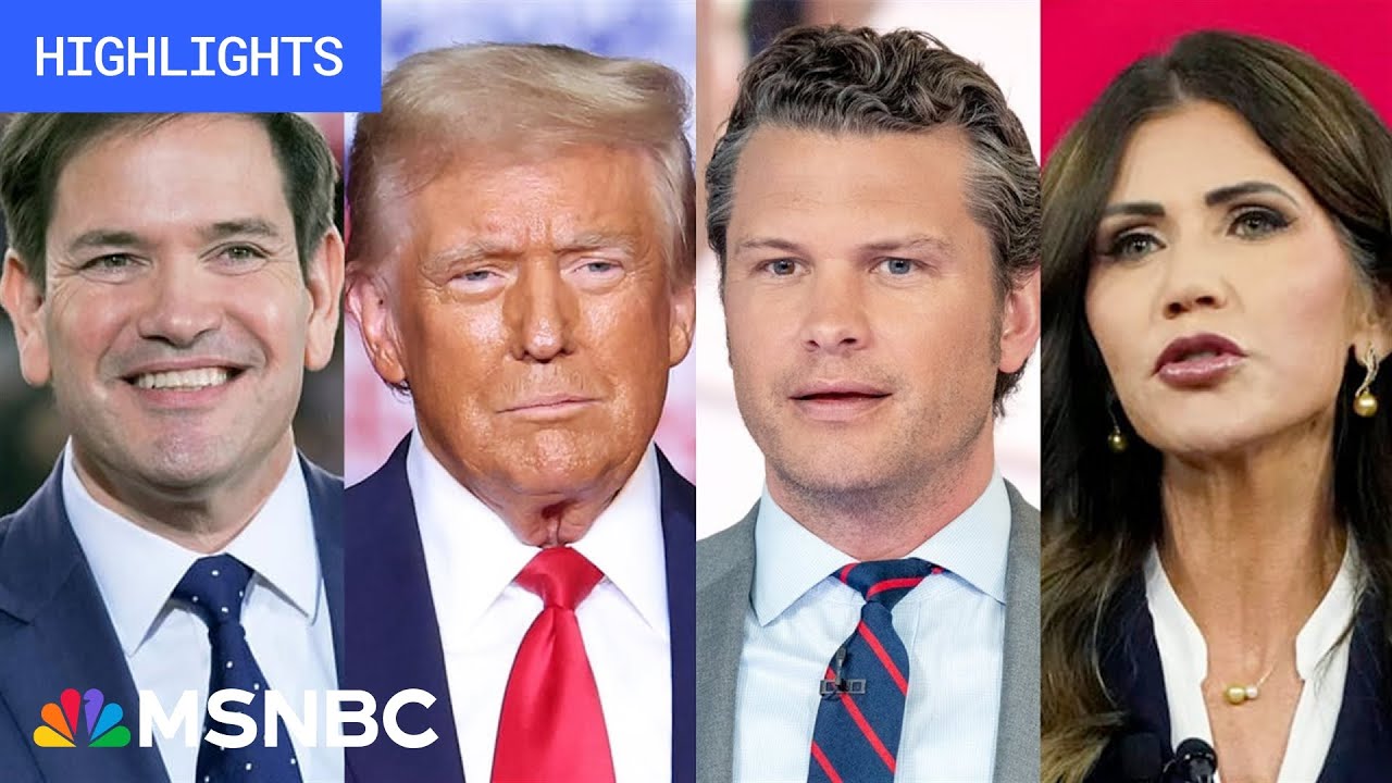 Trump’s second term transition: 68 days until inauguration | MSNBC Highlights