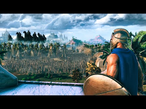 THREE DEMONIC ARMIES ARE BESIEGING LEONIDAS' CASTLE - Ultimate Epic Battle Simulator 2 - UEBS 2