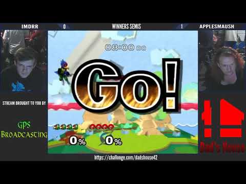 Dad's House #42 [Melee] Applesmaush (Samus) vs IMDRR (Falco) Winner's Semis