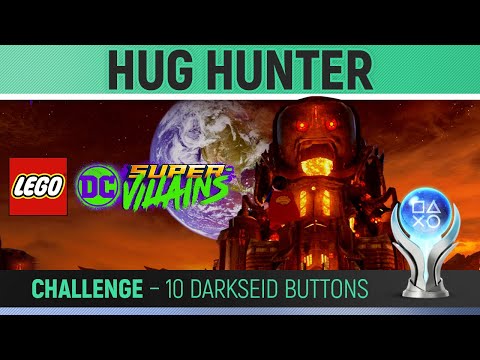 LEGO DC Super-Villains - Hug Hunter - Challenge 🏆 All 10 Darkseid Button Locations Guide
