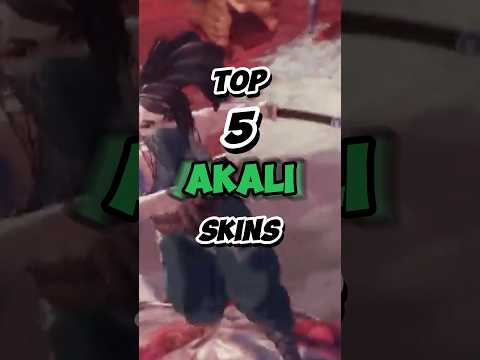 Top 5 Akali Skins #shorts #leagueoflegends #yasuo #darius #akali